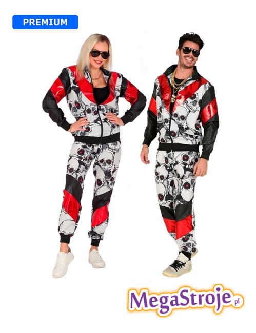 Kostium Dres w czaszki unisex