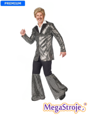 Kostium Srebrny Król Disco
